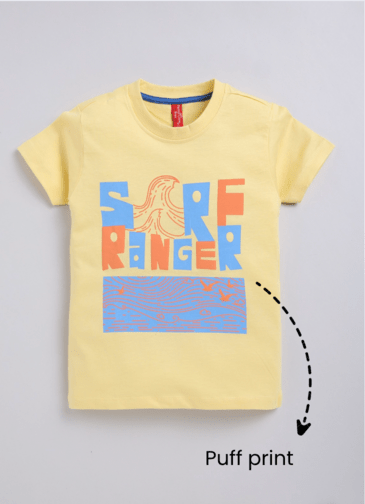 Sore Ranger Cotton Yellow T-Shirt for Boys – Soft & Comfortable - ParrotCrow