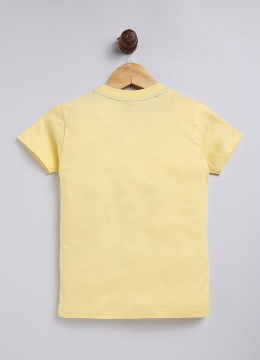 Sore Ranger Cotton Yellow T-Shirt for Boys – Soft & Comfortable - ParrotCrow