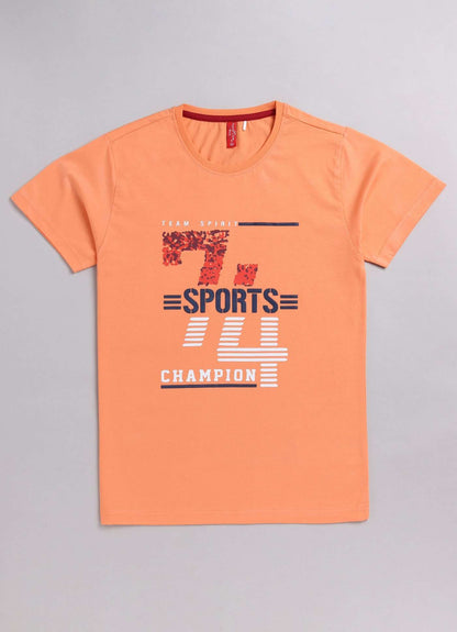 sports champion cotton t-shirt for boys - ParrotCrow