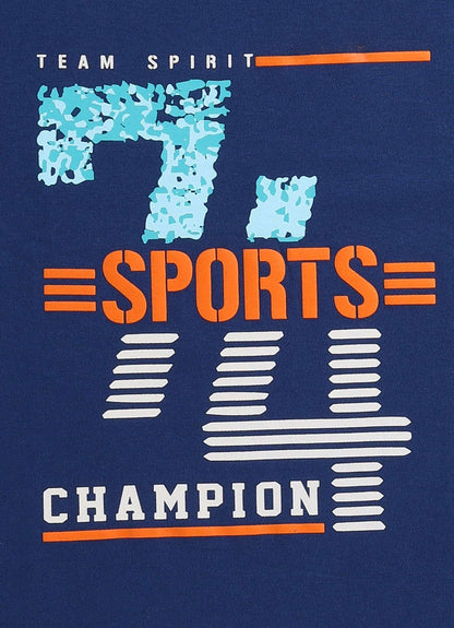 sports champion cotton t-shirt for boys - ParrotCrow