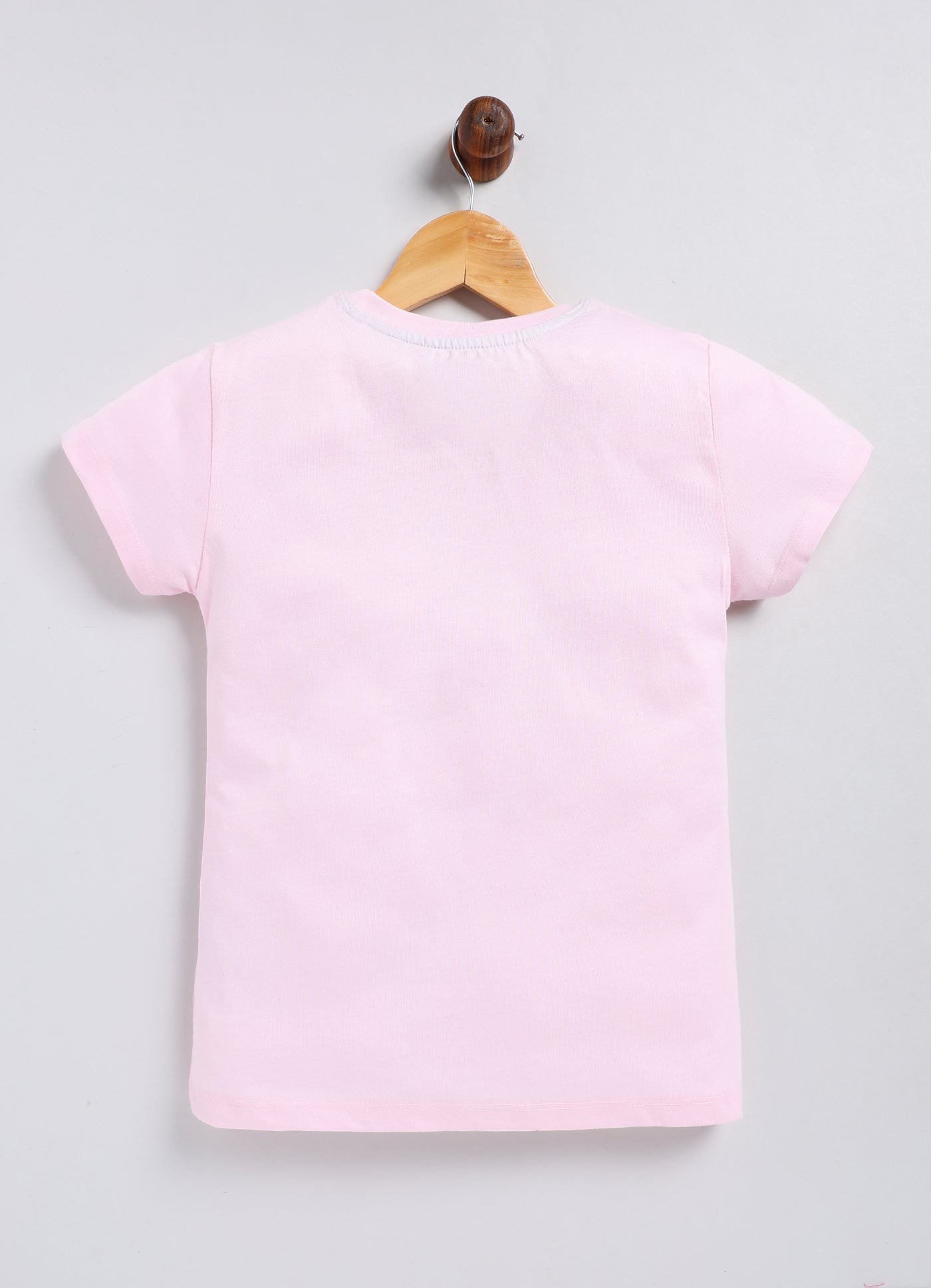 Sunshine On My Mind Print Cotton T-Shirt for Girls - Pink - ParrotCrow
