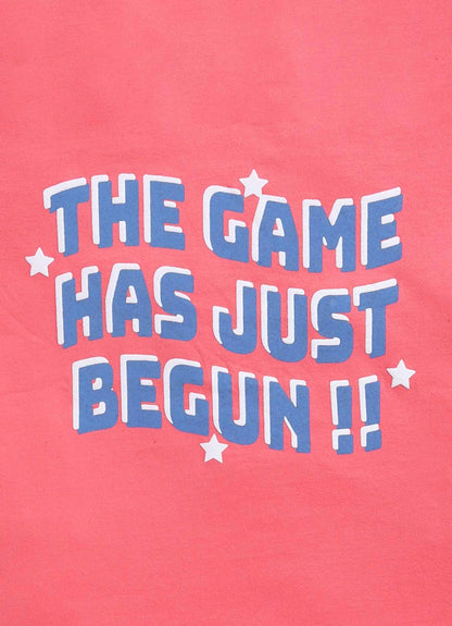 The game has just begun cotton t-shirt for boys - ParrotCrow