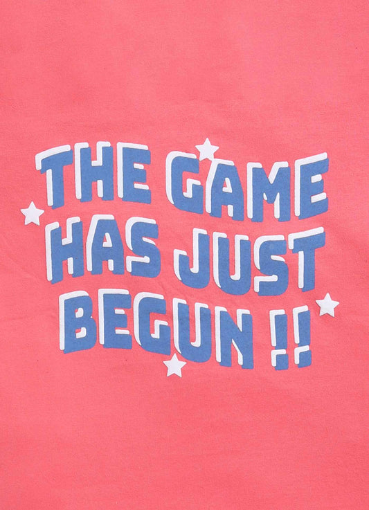The game has just begun cotton t-shirt for boys - ParrotCrow