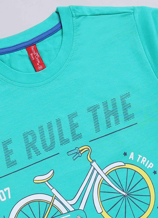 We rule the world cotton t-shirt for boys - ParrotCrow