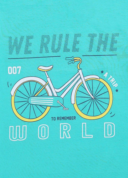 We rule the world cotton t-shirt for boys - ParrotCrow